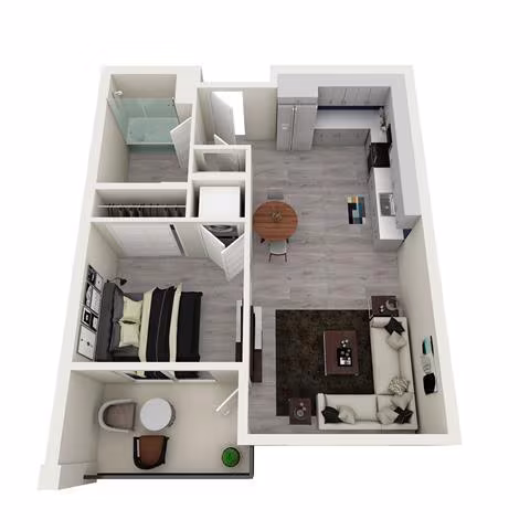 1x1 F 245-403 floor plan
